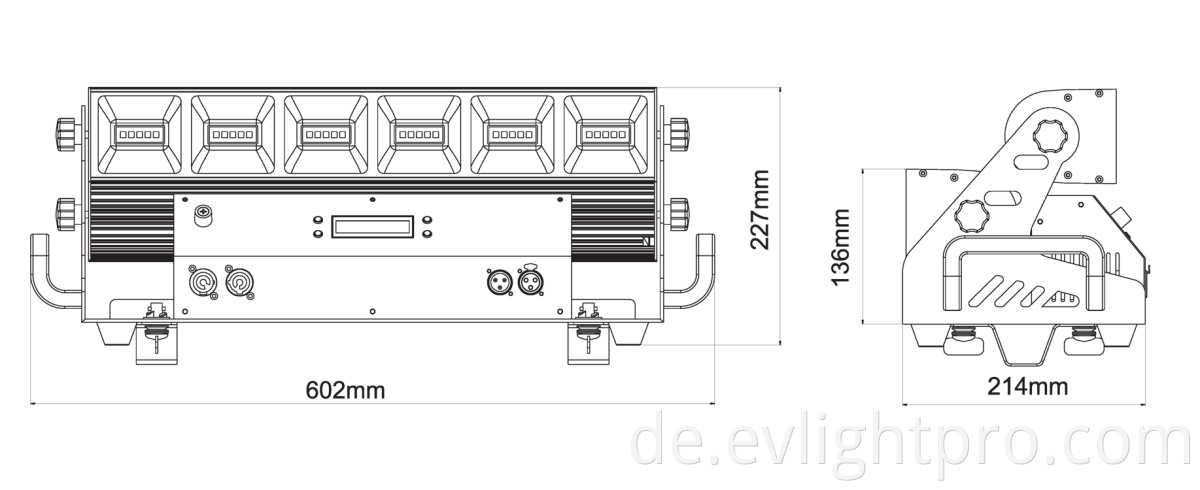 EV S400 dimension